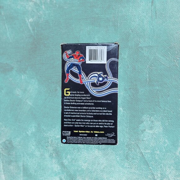 Vintage Spider-Man vs. Doc Ock VHS – Classic Animated Series, Untested - Picture 2 of 4